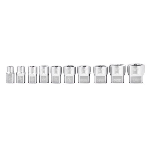 Milwaukee Low Profl Socket Set 10p