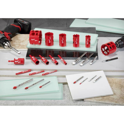 Milwaukee Glass and Tile Drill Bits
