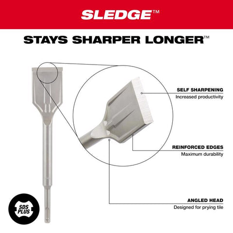 Milwaukee 1-7/8" SDS+ Tile Chisel