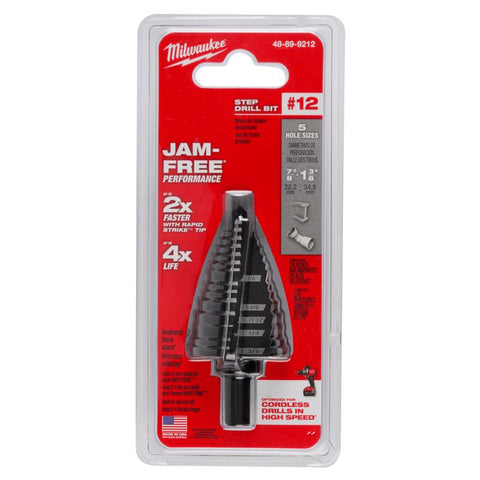 Milwaukee 7/8x1-3/8" StepDrillBit