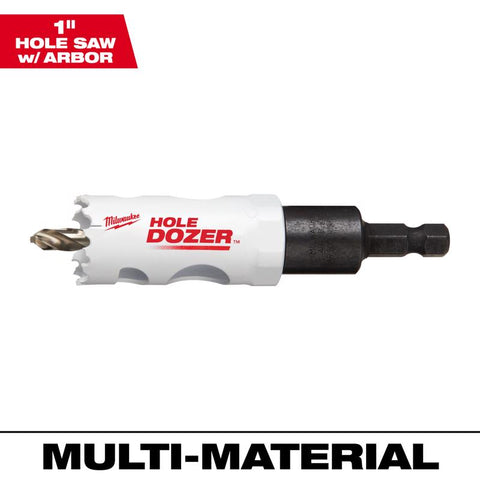 Milwaukee Hole Dozer Hole Saw, Bi-Metal, 1 Inch
