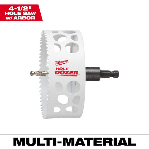 Milwaukee Hole Dozer Hole Saw, Bi-Metal, 4 Inch