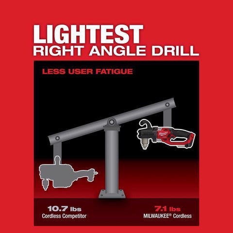 Milwaukee M18 Cordless Right Angle Drill, 18 Volt
