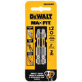 DeWalt Max Fit Square Screwdriver Bit Set, #2 x 2 Inch