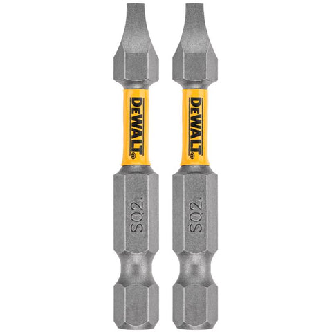 DeWalt Max Fit Square Screwdriver Bit Set, #2 x 2 Inch