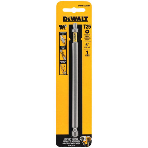 DeWalt Scrwdrvr Bit Torx t25x6