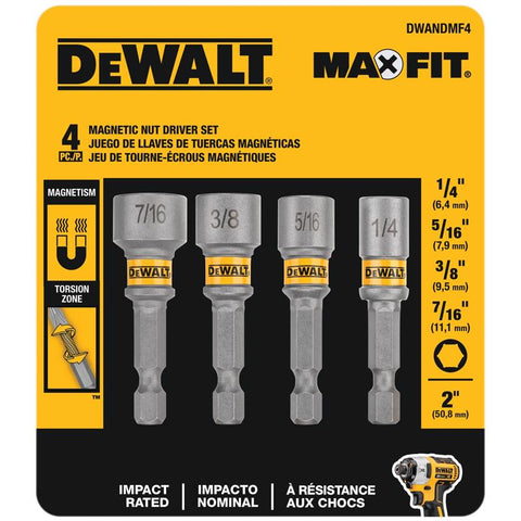 DeWalt Maxfit Nut Driver Set, 2 Inch