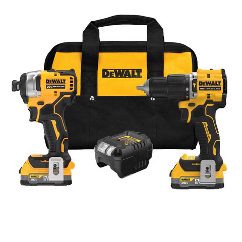 DeWalt DCK226E2 20V MAX ATOMIC Compact Hammer Drill and Impact Driver