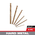 Milwaukee Drill Bit Set 6p Cblt
