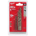 Milwaukee Drill Bit Set 6p Cblt