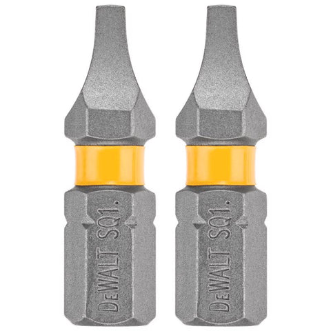 DeWalt Max Fit Square Screwdriver Bit Set, #1 x 1 Inch