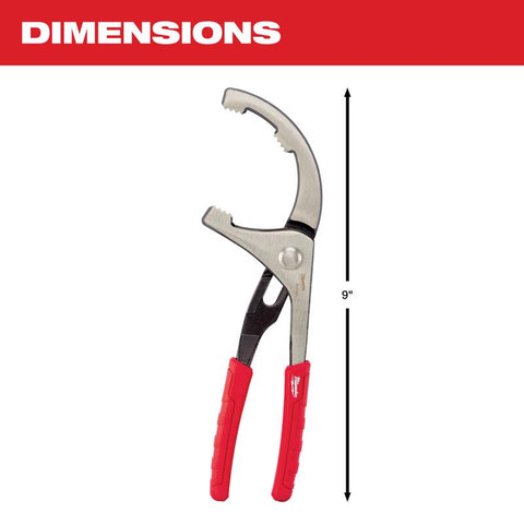 Milwaukee Oil Filter/pvc Pliers 9"