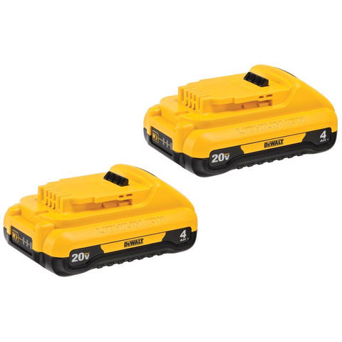 DeWalt 20V MAX Lithium-Ion Battery Combo Pack, Lithium-Ion