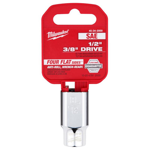 Milwaukee Socket 3/8x1/2" Sae Stnd