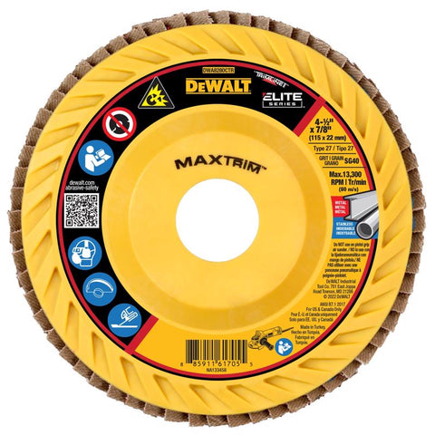 DeWalt Flapdsc 40g 4.5x7/8