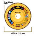 DeWalt Flapdsc 40g 4.5x7/8
