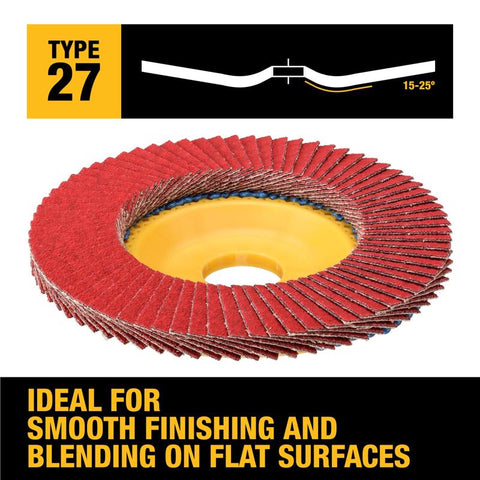 DeWalt Flapdsc 80g 4.5x7/8