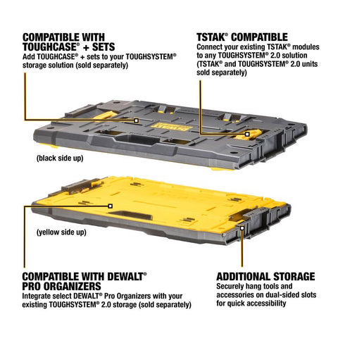 DeWalt Adapter Plate 21"l Blk/y