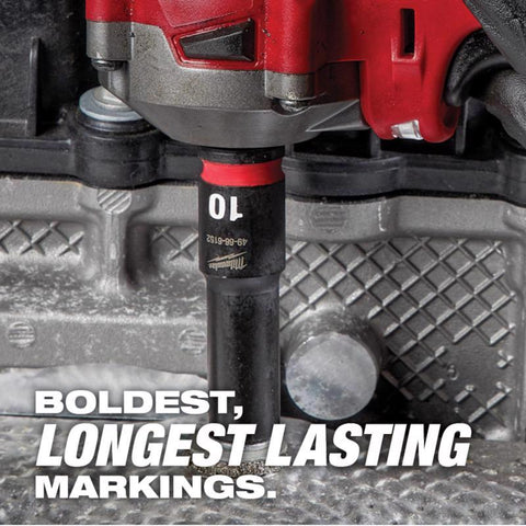 Milwaukee Shockwave Impact Duty Socket Set, Steel, 3/4 inch
