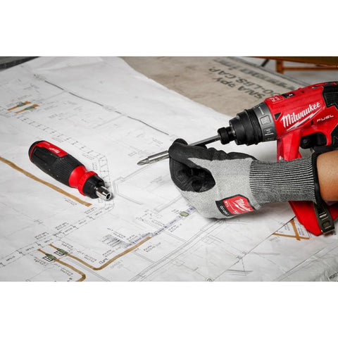 Milwaukee 14-in-1 Ratcheting Multi-Bit Screwdriver, 10.12 inch