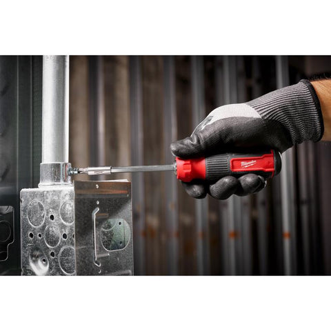 Milwaukee Hex Shank 14-in-1 Multi-Bit Screwdriver, 16 Pieces