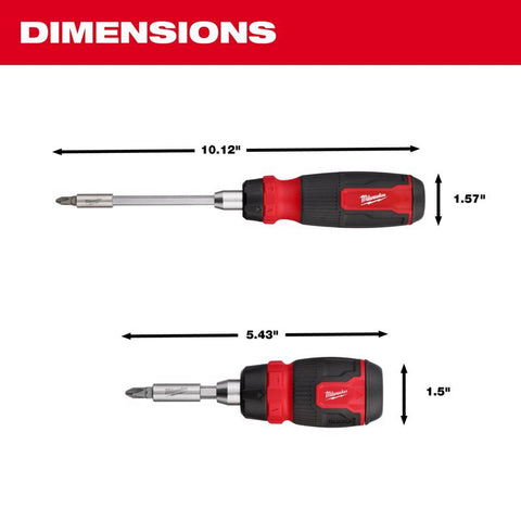 Milwaukee Compact Ratcheting Screwdriver Set, 2 pieces