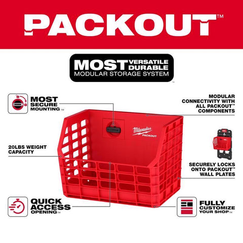 Milwaukee Compact Wall Basket