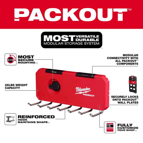 Milwaukee 7-Hook Rack