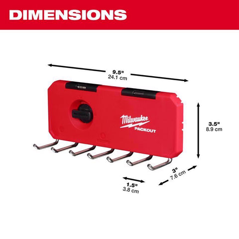 Milwaukee 7-Hook Rack