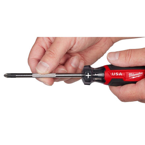 Milwaukee Phillips/Square Screwdriver, 4 Inch
