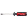 Milwaukee Tool Slotted Screwdriver, Black/Red