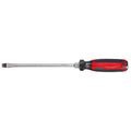 Milwaukee Tool Slotted Screwdriver, Black/Red