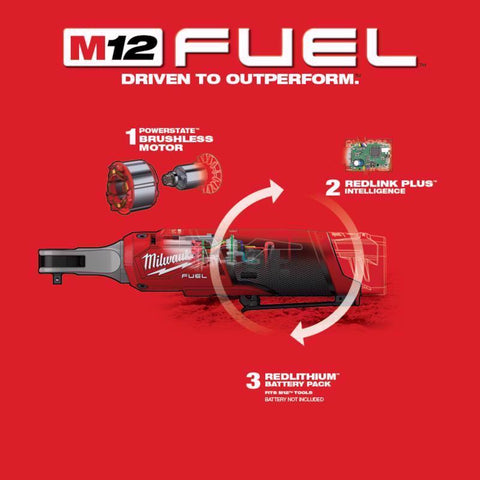 Milwaukee m12 Hi Spd Ratchet 1/4"