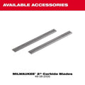 Milwaukee M12 2" Brushless Planer