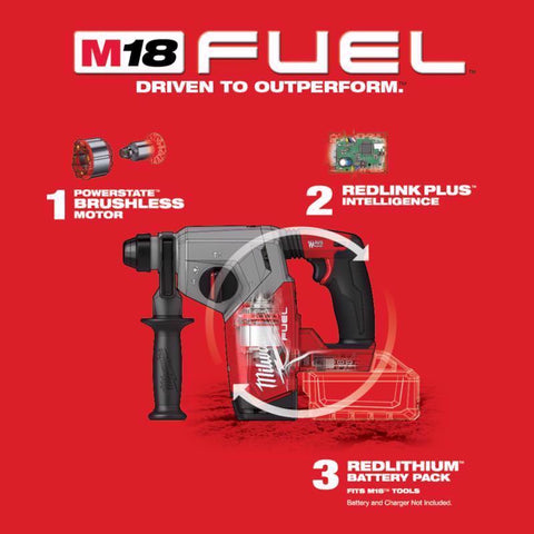 Milwaukee M18 1" Rotary Hammer