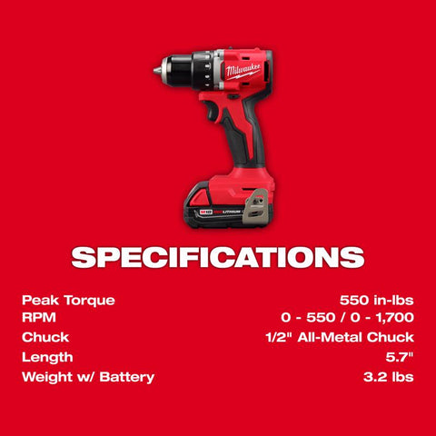 Milwaukee M18 Compact Combo Kit