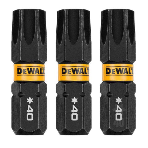 DeWalt Impct Drvr Bit T40 3P