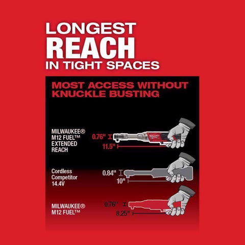 Milwaukee M12 Reach Ratchet