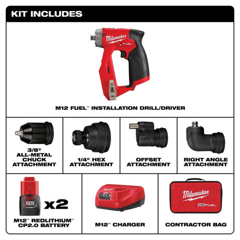 Milwaukee Installation Drill Kit