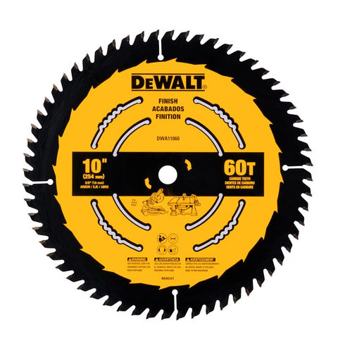 DeWalt 10" 60T Circ Saw Blade