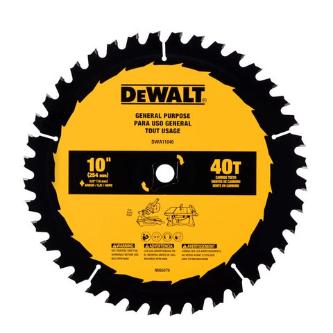 DeWalt Circular Saw Blade, 40 Teeth