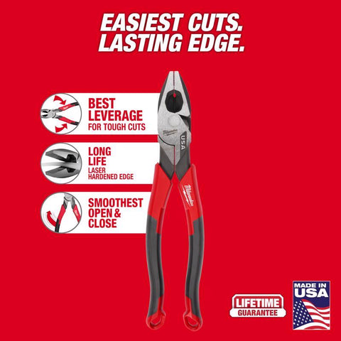 Milwaukee 8" Lineman Comf Pliers
