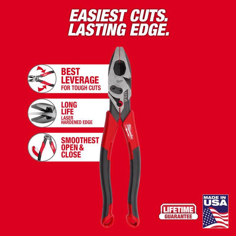 Milwaukee 9" Lineman C&B Pliers