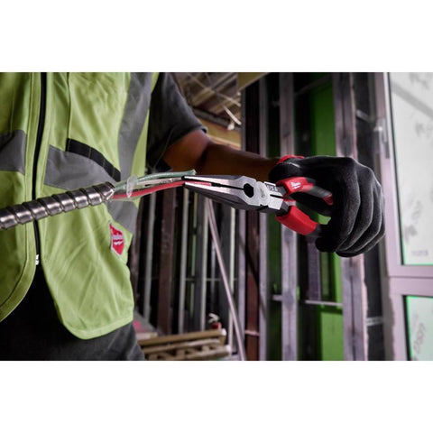 Milwaukee 8" L Nose Comf Pliers