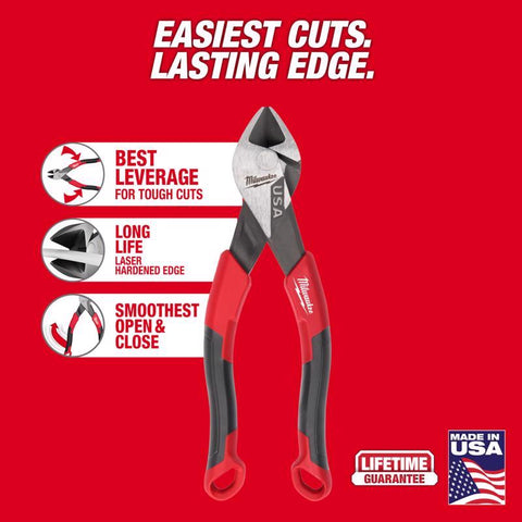 Milwaukee 6" Dia Comf Cut Pliers