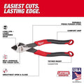Milwaukee 7" Dia Comf Cut Pliers