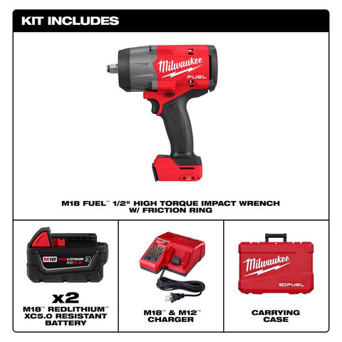 Milwaukee M18 1/2" ImpWrench Kit