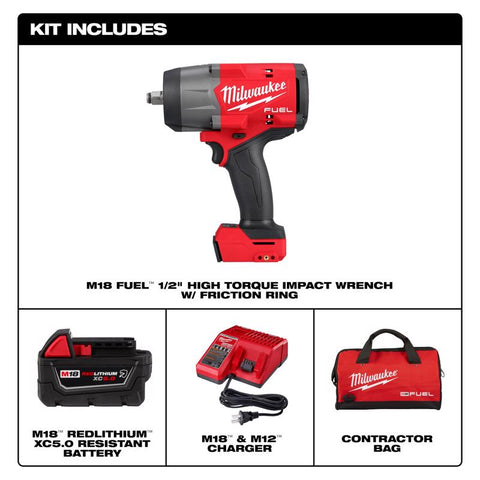 Milwaukee M18 1/2" Imp Wrench