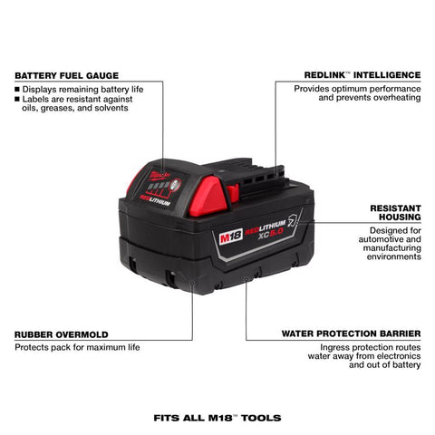 Milwaukee M18 5.0Ah Battery