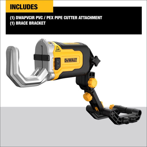DeWalt DWACPRIR Impact Connect Copper Pipe Cutter, Black/Yellow